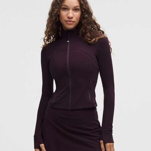 Lululemon Define Cropped Jacket * Nulu Size 4 - Black Plum